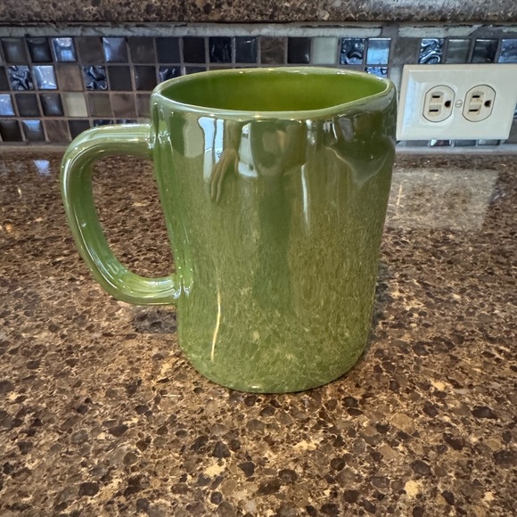 Rae Dunn CREEP IT REAL Iridescent Green Halloween Mug Artisan Collection - Picture 2 of 4